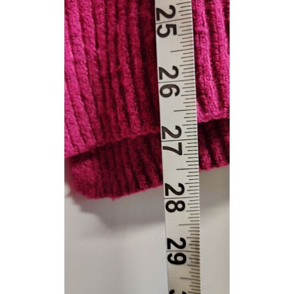 Time & Tru Women's XL Knit Pink Long Sleeve Sweater - Picture 5 of 6